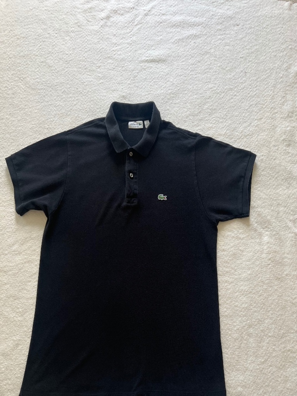 Lacoste Men's Polo Size XL Black Polo